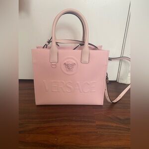 Versace LaMedusa Canvas Tote Bag